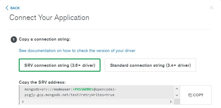 spring boot mongodb connection